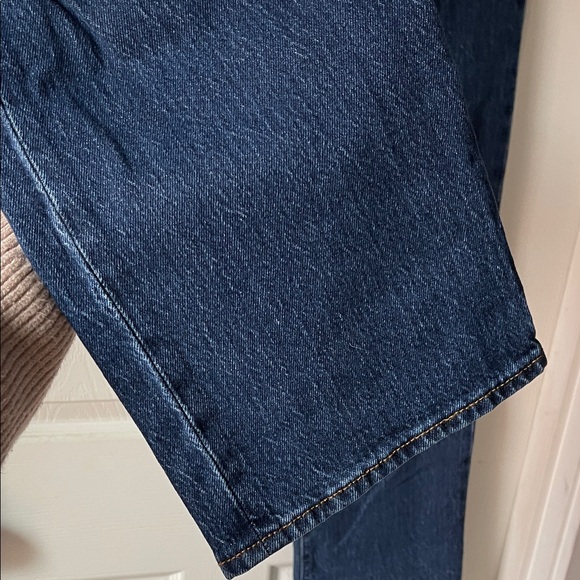Levi’s Ribcage Straight Ankle Dark Wash Jeans - Picture 3 of 4